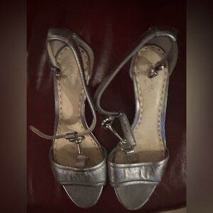 Coach Silver Women's Heels